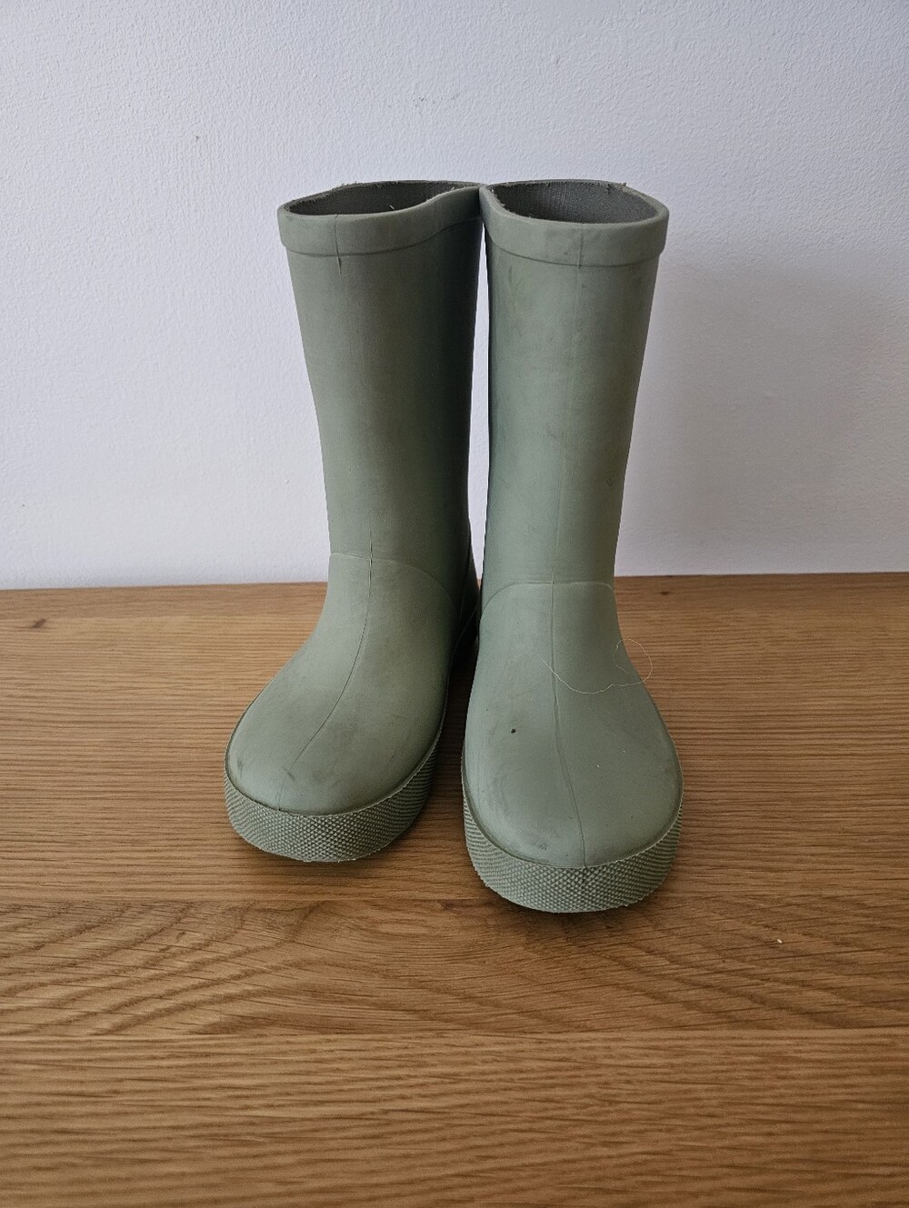 🧸2/20$ Zara Rain Boots Sage Green Girl Size EU 26